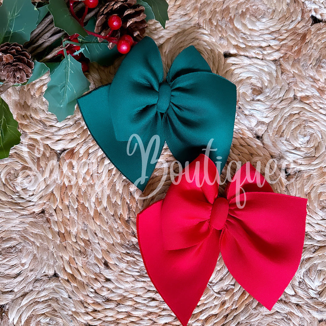 Christmas Puff Bows