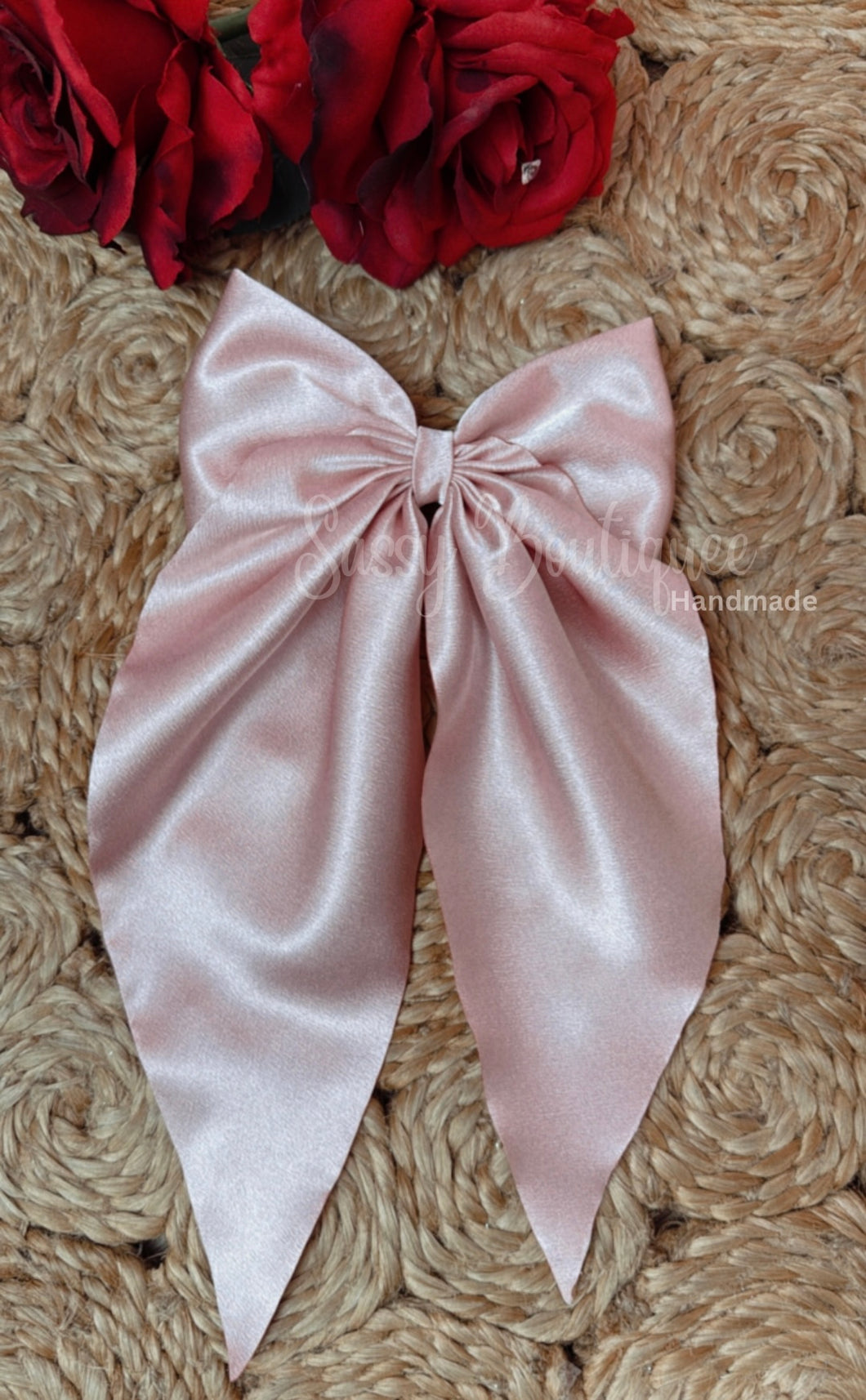 Valentines Vintage Pink Bow