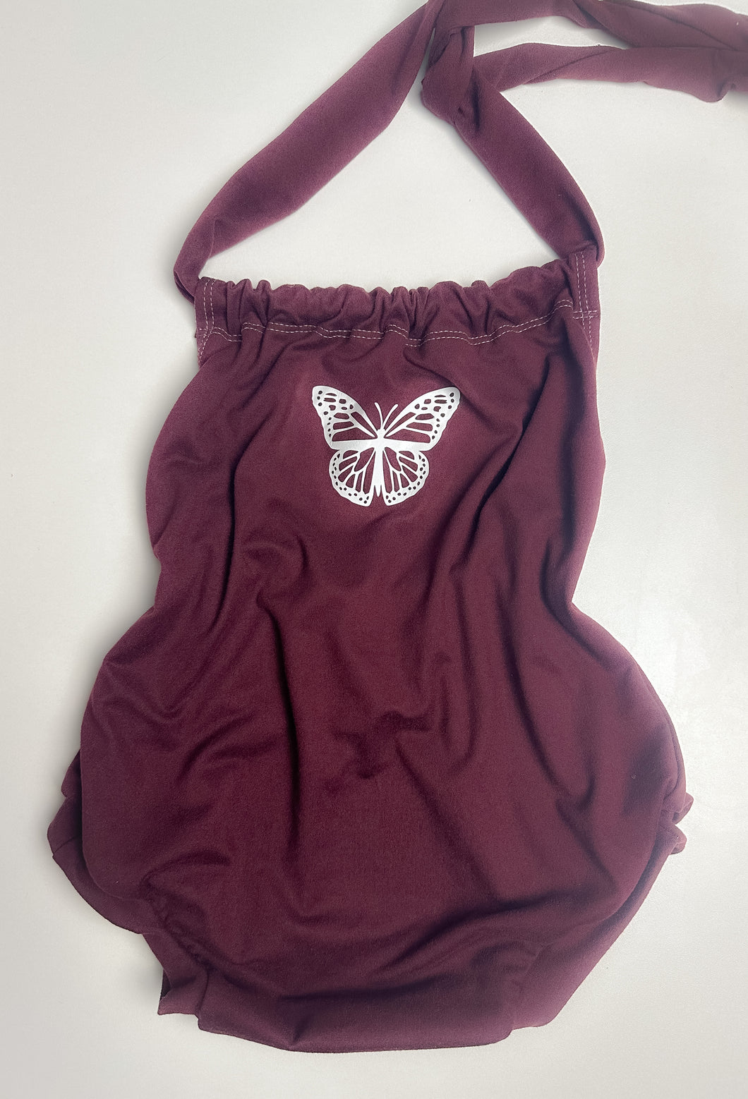 Beach Romper Burgundy